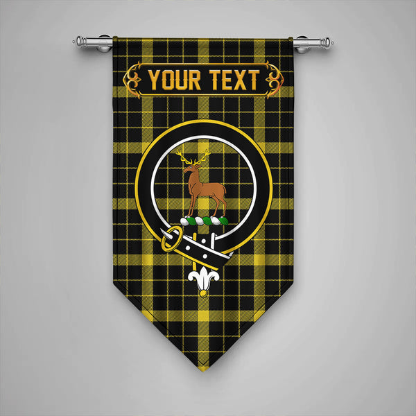 Scottish Raeburn Modern Clan Crest Tartan Gonfalon Custom Personalized Tartan Plaid