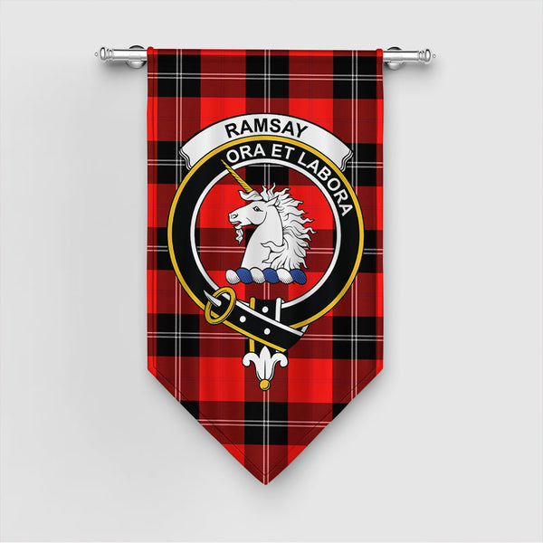 Scottish Ramsay Modern Clan Tartan Gonfalon Tartan Plaid