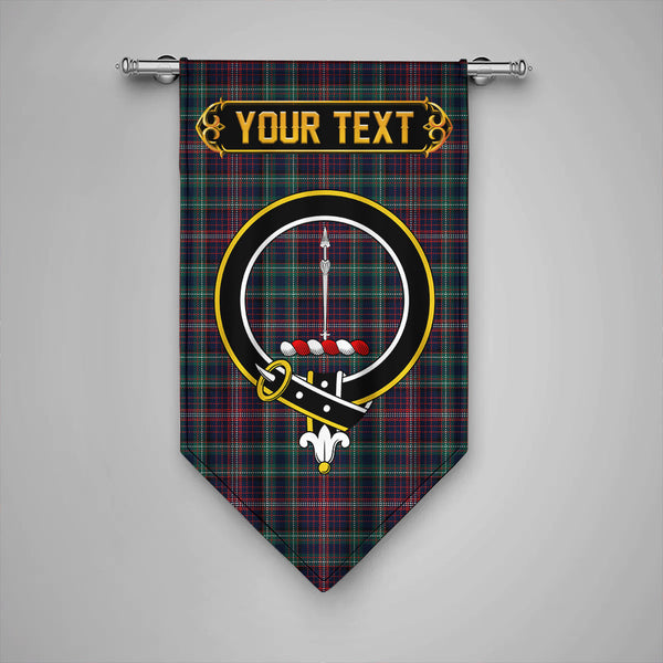 Scottish Rankin Modern Clan Crest Tartan Gonfalon Custom Personalized Tartan Plaid