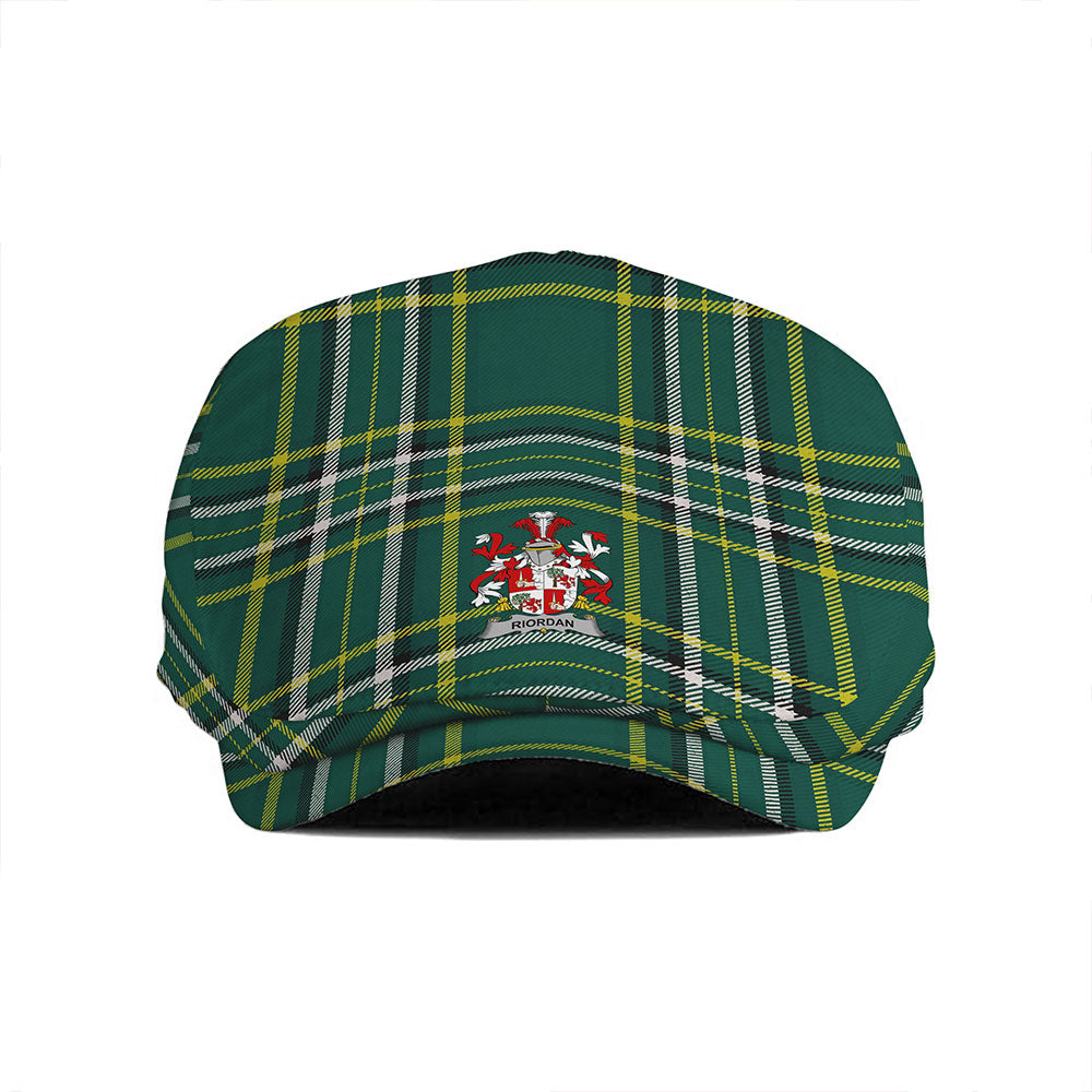 Irish Riordan Family Crest Tartan Flat Cap | Tartanplaid.co – Tartan Plaid