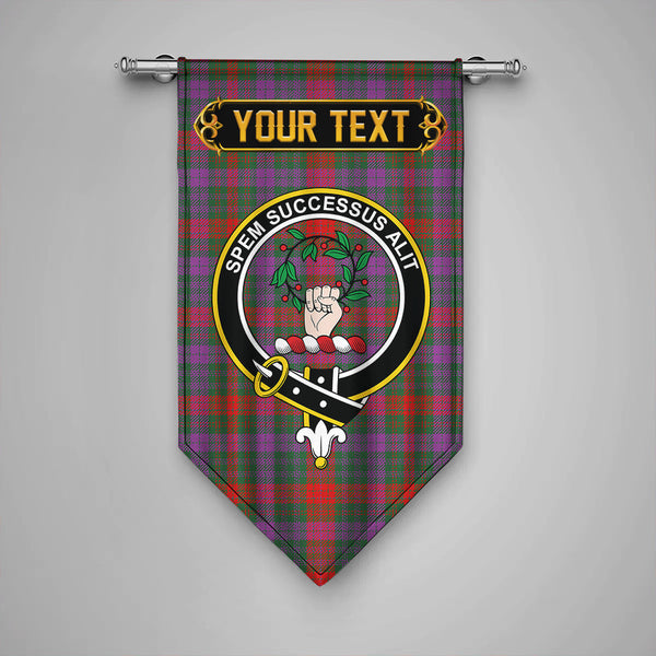 Scottish Ross Modern Clan Crest Tartan Gonfalon Custom Personalized Tartan Plaid