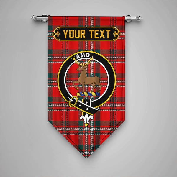 Scottish Scott (Sir Walter) Personal Clan Crest Tartan Gonfalon Custom Personalized Tartan Plaid