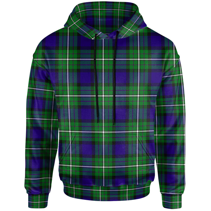 Scottish Alexander Clan Tartan Hoodie Front Side Tartan Plaid