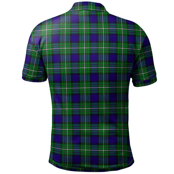 Scottish Alexander Clan Tartan Polo Shirt Back Side Tartan Plaid