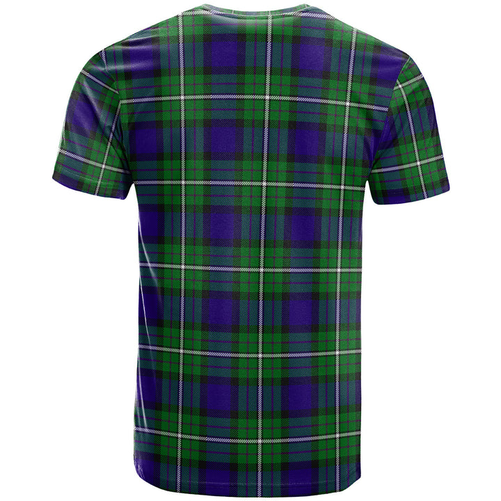 Scottish Alexander Clan Tartan T-Shirt Back Side Tartan Plaid