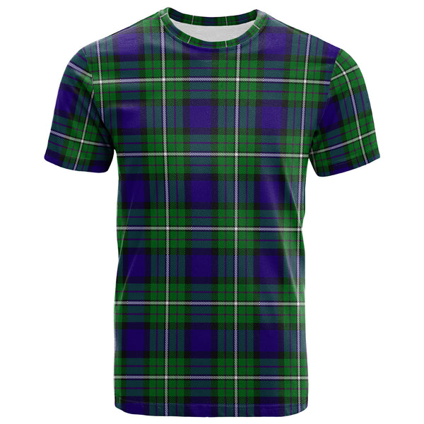 Scottish Alexander Clan Tartan T-Shirt Front Side Tartan Plaid