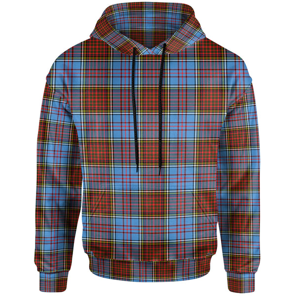 Scottish Anderson Modern Clan Tartan Hoodie Front Side Tartan Plaid