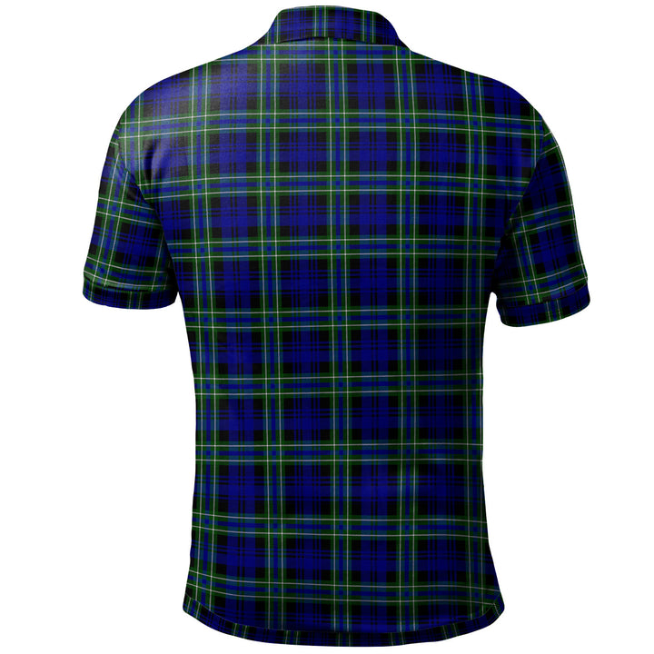 Scottish Arbuthnot Modern Clan Tartan Polo Shirt Back Side Tartan Plaid