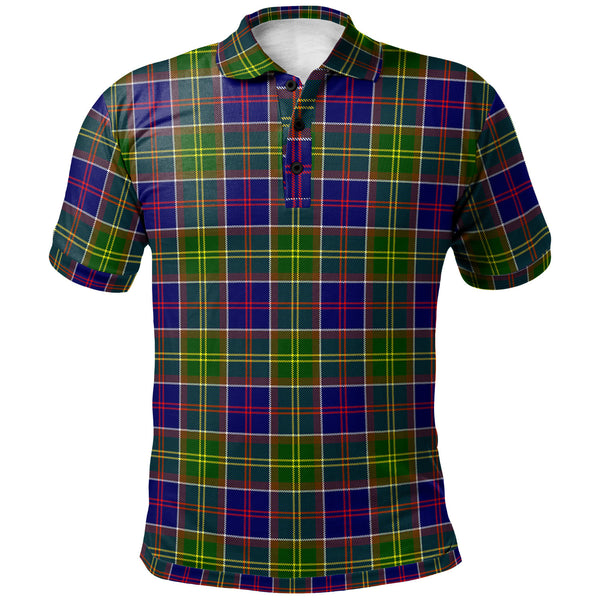 Scottish Ayrshire District Clan Tartan Polo Shirt Front Side Tartan Plaid