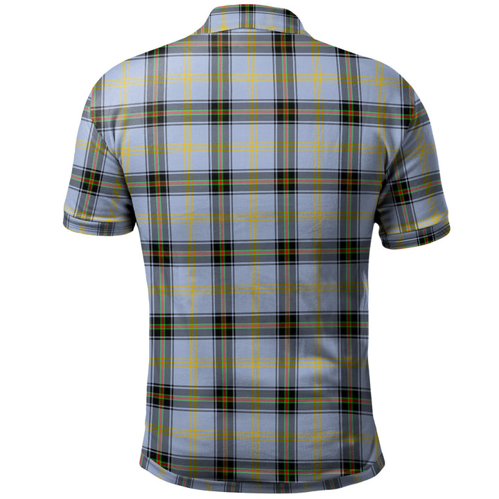 Scottish Bell of the Borders Clan Tartan Polo Shirt Back Side Tartan Plaid