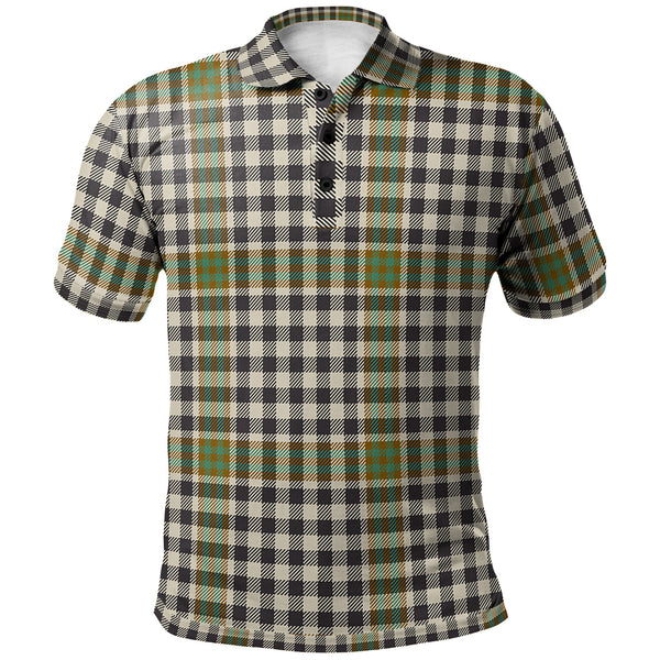 Scottish Burns Check Clan Tartan Polo Shirt Front Side Tartan Plaid