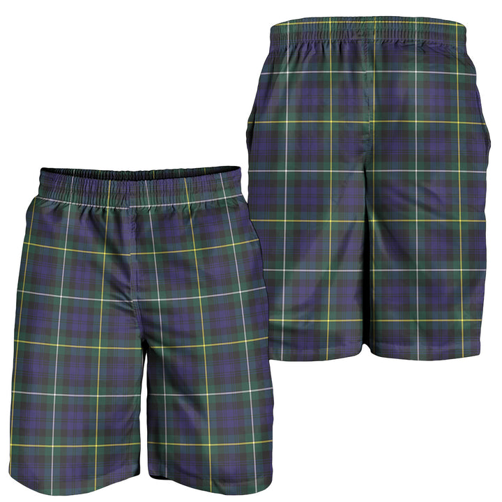 Scottish Campbell Argyll Modern Clan Tartan Men's Shorts