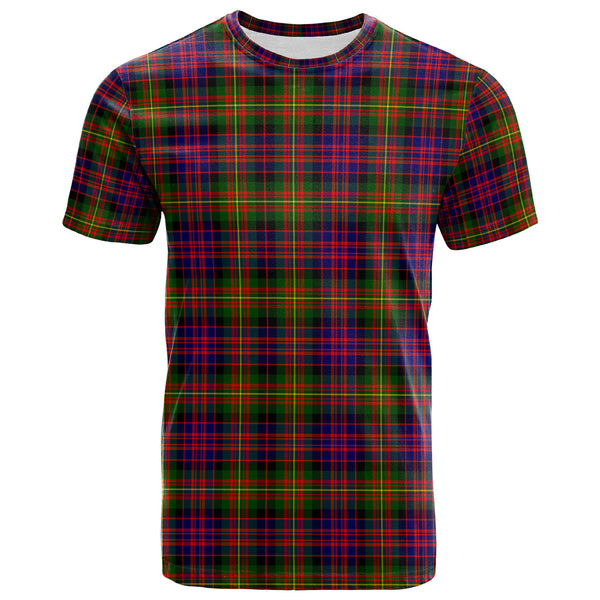 Scottish Carnegie Modern Clan Tartan T-Shirt Front Side Tartan Plaid
