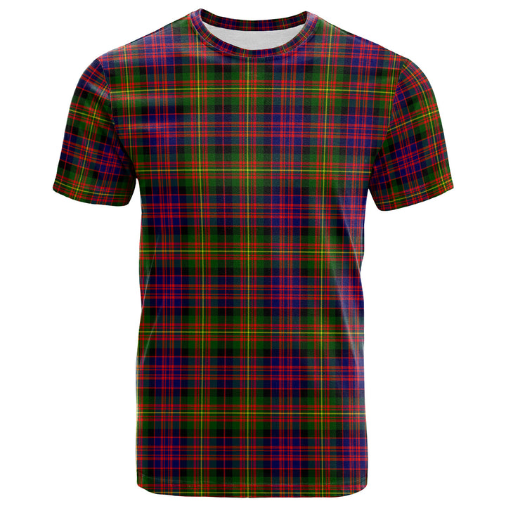 Scottish Carnegie Modern Clan Tartan T-Shirt Front Side Tartan Plaid