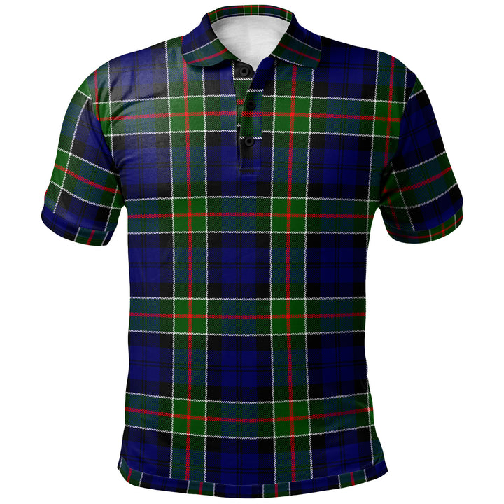 Scottish Colquhoun Modern Clan Tartan Polo Shirt Front Side Tartan Plaid