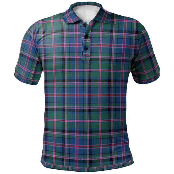Scottish Cooper Ancient Clan Tartan Polo Shirt Front Side Tartan Plaid