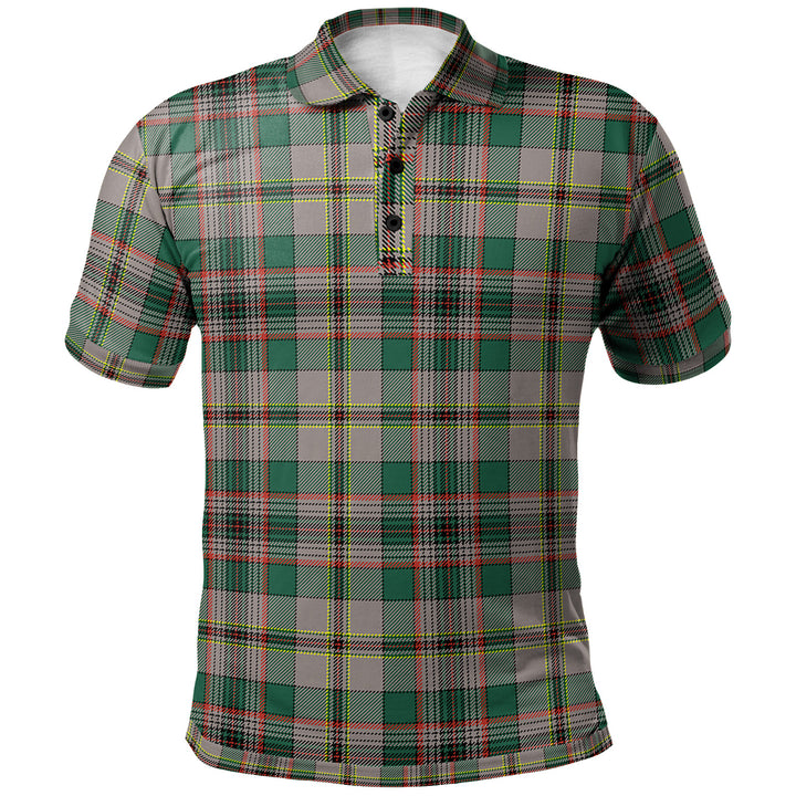 Scottish Craig Ancient Clan Tartan Polo Shirt Front Side Tartan Plaid