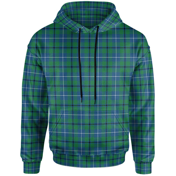Scottish Douglas Ancient Clan Tartan Hoodie Front Side Tartan Plaid