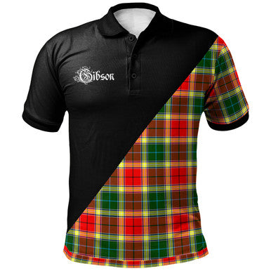 Scottish Cunningham Dress Green Dancers Clan Crest Tartan Polo Shirt - Military Logo Front Side Tartan Plaid