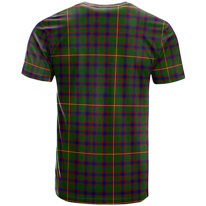 Scottish Hall Clan Tartan T-Shirt Back Side Tartan Plaid