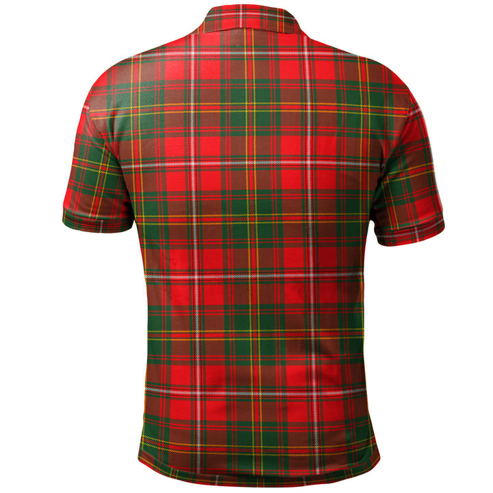 Scottish Hay Modern Clan Tartan Polo Shirt Back Side Tartan Plaid