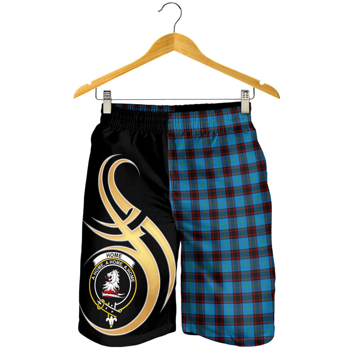 Scottish Home Ancient Clan Crest Tartan Believe in Me Men's Shorts Tartan Plaid 4