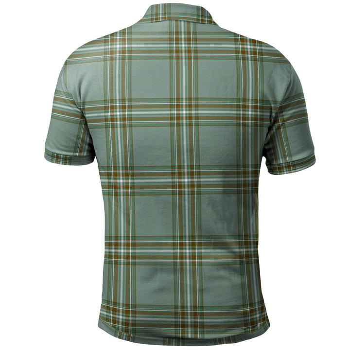 Scottish Kelly Dress Clan Tartan Polo Shirt Back Side Tartan Plaid