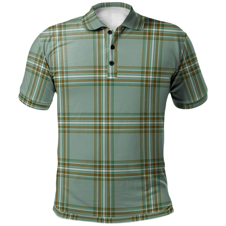 Scottish Kelly Dress Clan Tartan Polo Shirt Front Side Tartan Plaid