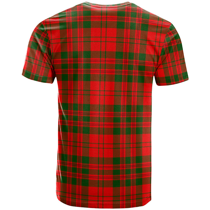 Scottish Livingstone Clan Crest Tartan T-Shirt Back Side Tartan Plaid