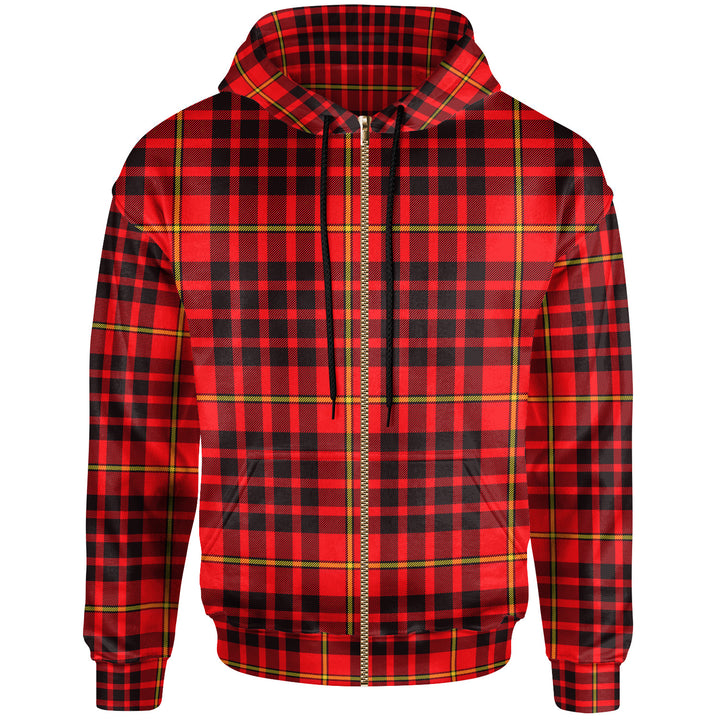 Scottish MacIan Clan Tartan Hoodie Zip Tartan Plaid