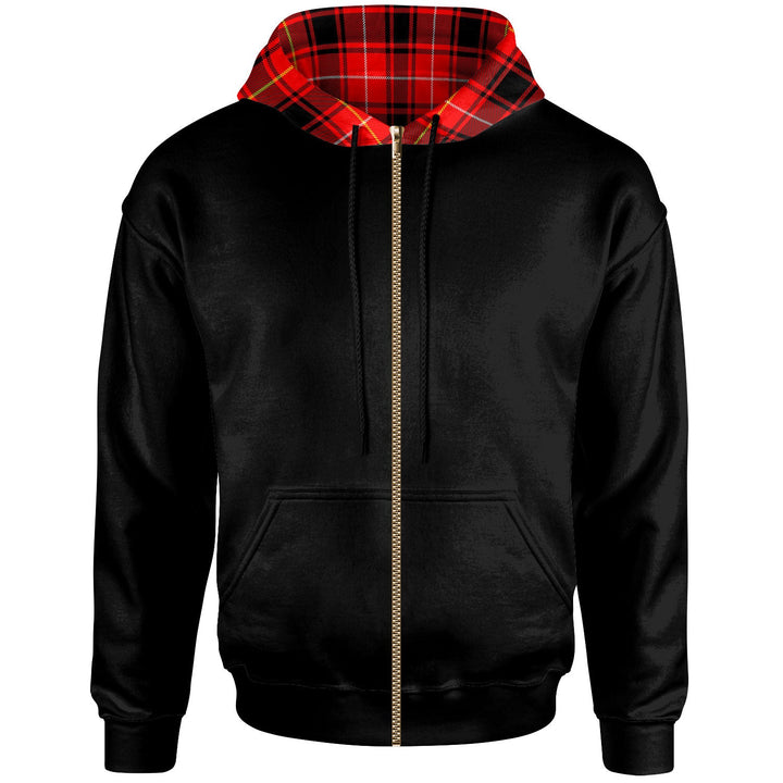 Scottish MacIver Clan Crest Tartan Hoodie - Believe In Me Zip-up Tartan Plaid