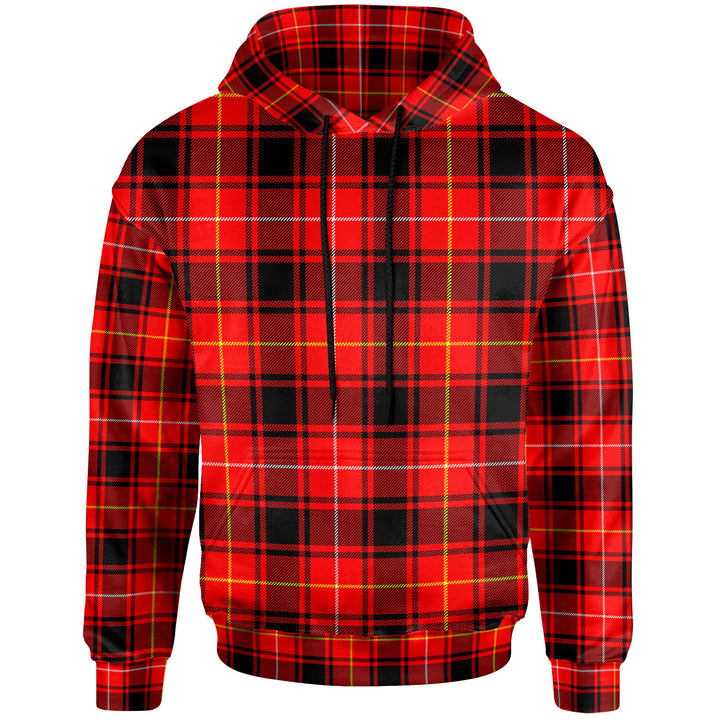 Scottish MacIver Modern Clan Tartan Hoodie Front Side Tartan Plaid