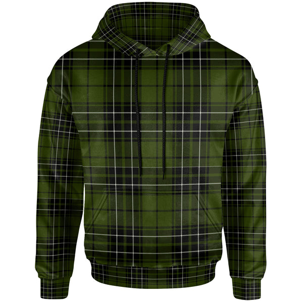 Scottish MacLean Hunting Clan Tartan Hoodie Front Side Tartan Plaid