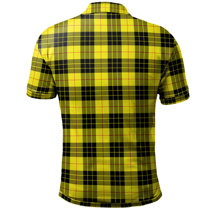 Scottish MacLeod of Lewis Modern Clan Tartan Polo Shirt Back Side Tartan Plaid