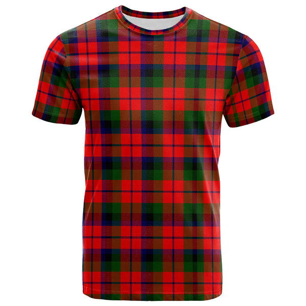 Scottish MacNaughton Modern Clan Tartan T-Shirt Front Side Tartan Plaid