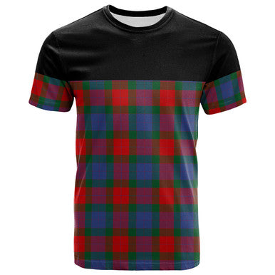 Scottish Mar Clan Tartan T-Shirt Horizontal Style Front Side Tartan Plaid