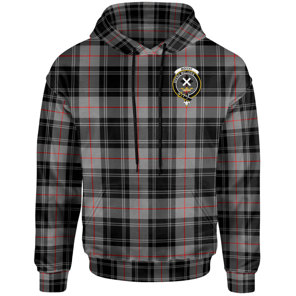 Scottish Moffat Clan Crest Tartan Hoodie Front Side Tartan Plaid