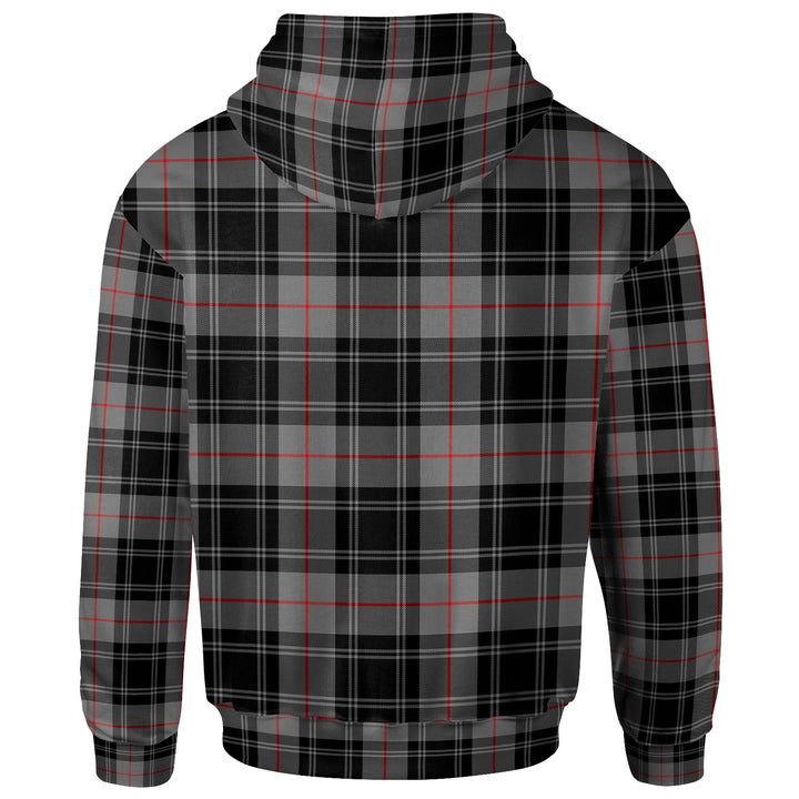 Scottish Moffat Modern Clan Tartan Hoodie Back Side Tartan Plaid