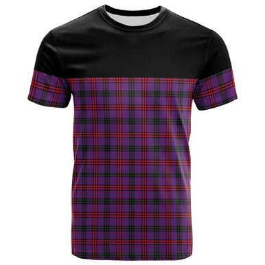 Scottish Montgomery Modern Clan Tartan T-Shirt Horizontal Style Front Side Tartan Plaid