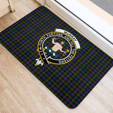 Scottish Murray (of Atholl) Clan Crest Tartan Door Mat Tartan Plaid 2