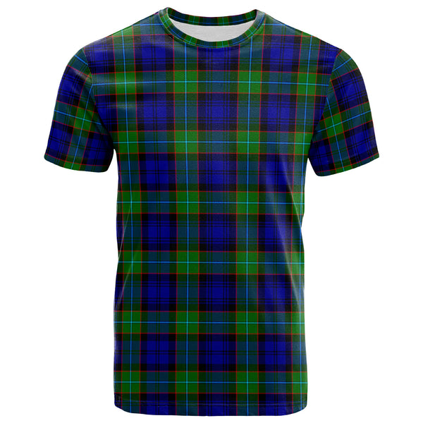 Scottish Sempill Modern Clan Tartan T-Shirt Front Side Tartan Plaid