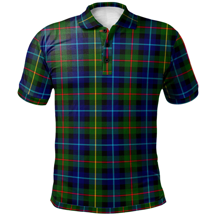 Scottish Smith Modern Clan Tartan Polo Shirt Front Side Tartan Plaid