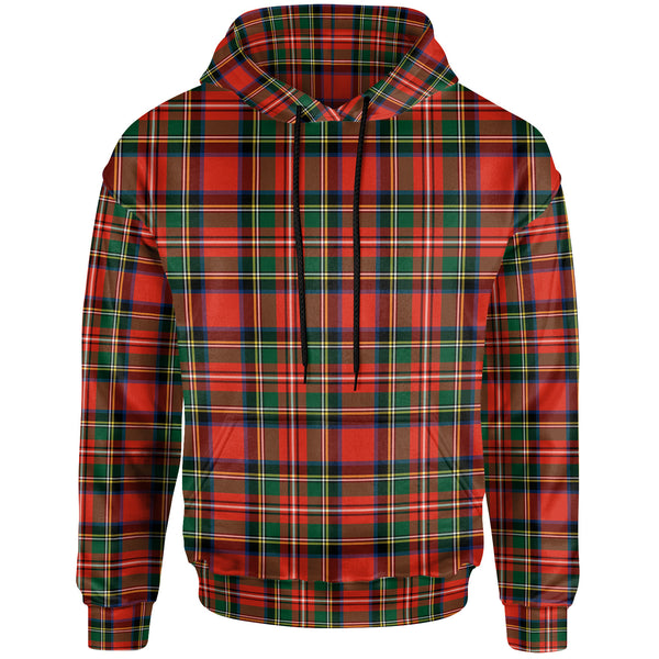 Scottish Stewart Royal Modern Clan Tartan Hoodie Front Side Tartan Plaid