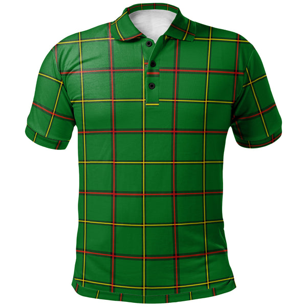 Scottish Tribe of Mar Clan Tartan Polo Shirt Front Side Tartan Plaid