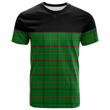 Scottish Tribe of Mar Clan Tartan T-Shirt Horizontal Style Front Side Tartan Plaid