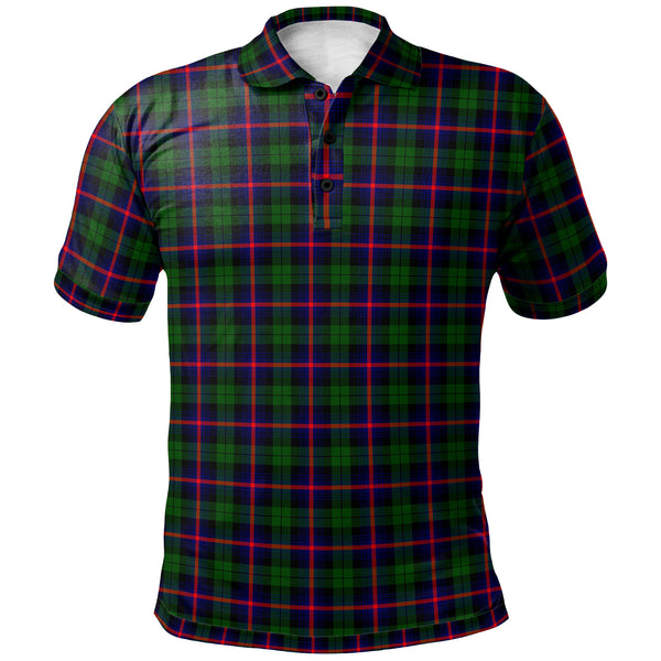 Scottish Urquhart Modern Clan Tartan Polo Shirt Front Side Tartan Plaid