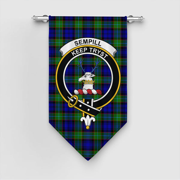 Scottish Sempill Modern Clan Tartan Gonfalon Tartan Plaid