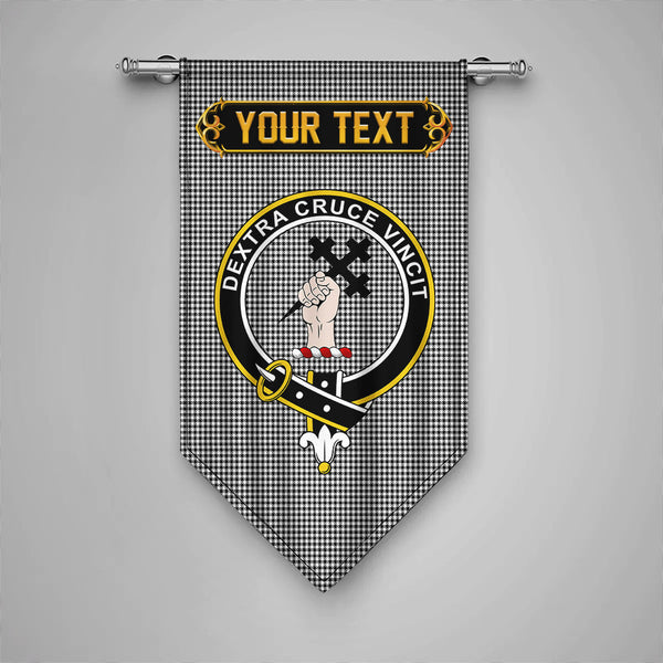 Scottish Shepherd Clan Crest Tartan Gonfalon Custom Personalized Tartan Plaid