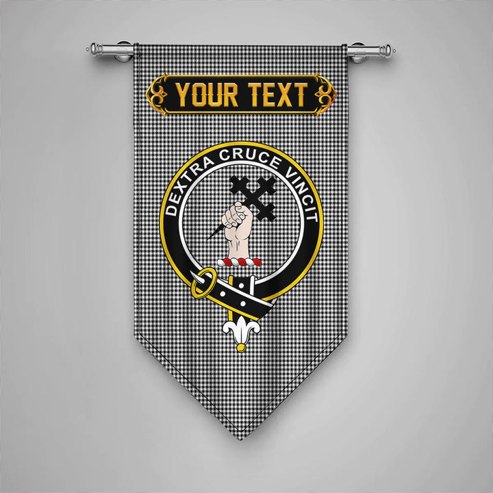 Scottish Shepherd Clan Crest Tartan Gonfalon Custom Personalized Tartan Plaid