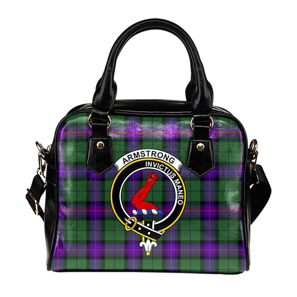 Scottish Armstrong Modern Clan Crest Tartan Shoulder Handbag Tartan Plaid 1